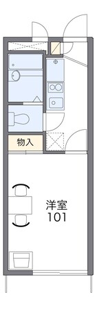 レオパレスＳＨＩＲＯＹＡＭＡIVの物件間取画像